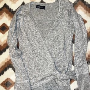 ABERCROMBIE luxe side tie sweater!!